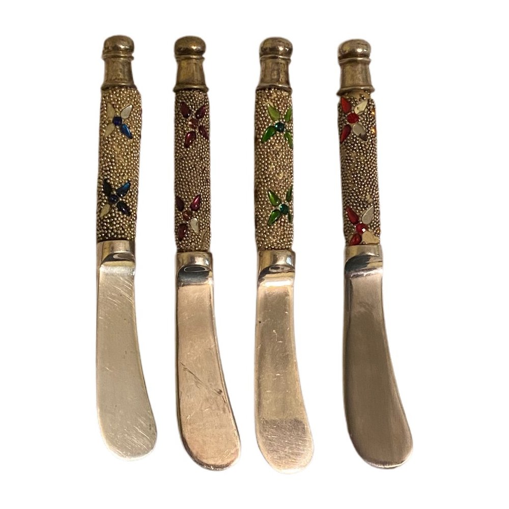 Cheese & Dip Spreader Knives Set of 4